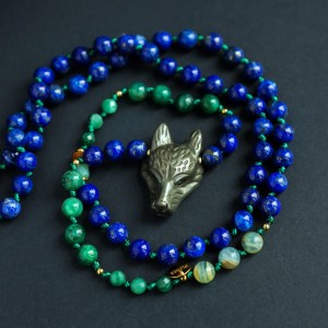  Naszyjnik Wilczyca Szlachetna UNIKAT 