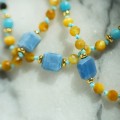 Niebieski Opal Bransoletka Minerałka