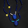 Amulet Trzecie Oko niebieski Lapis Lazuli