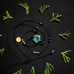  Amulet Labradoryt - 13 UNIKAT
